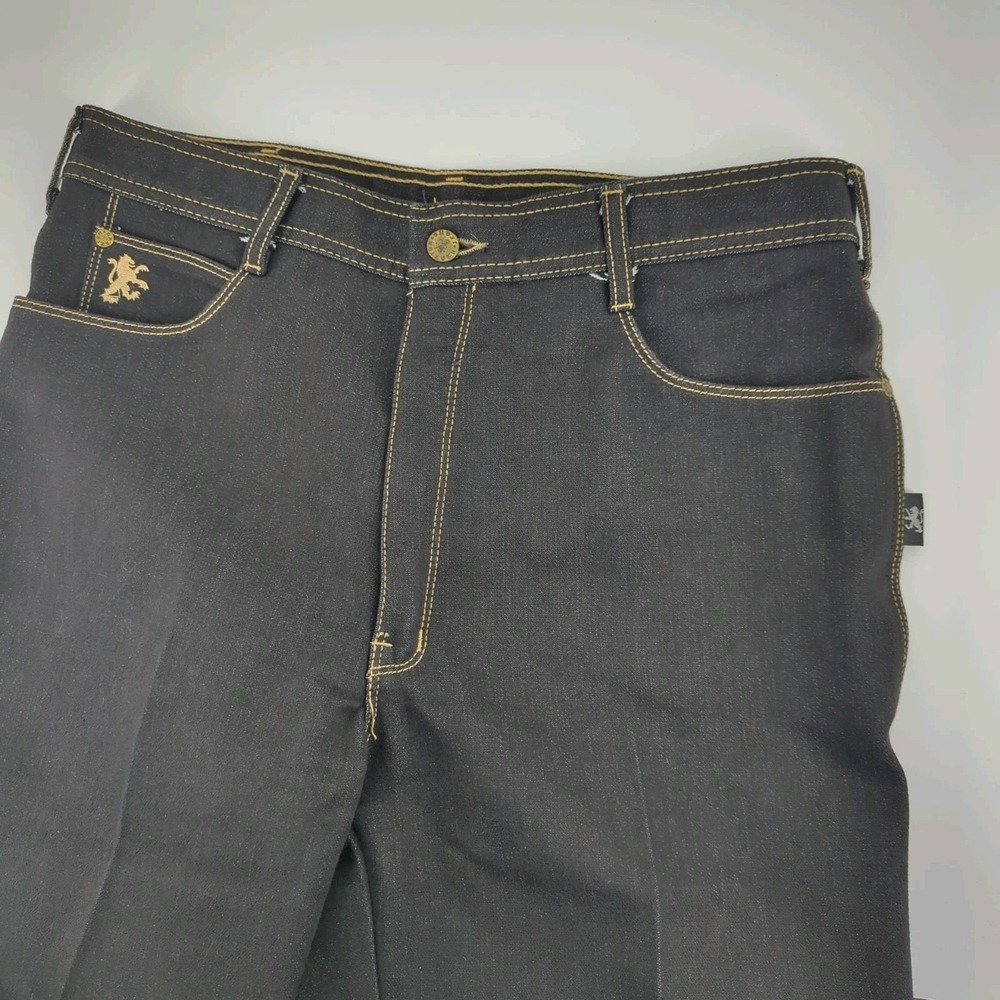 Braxton Designer Denim Stretch Jeans‎ Women Black 36x30